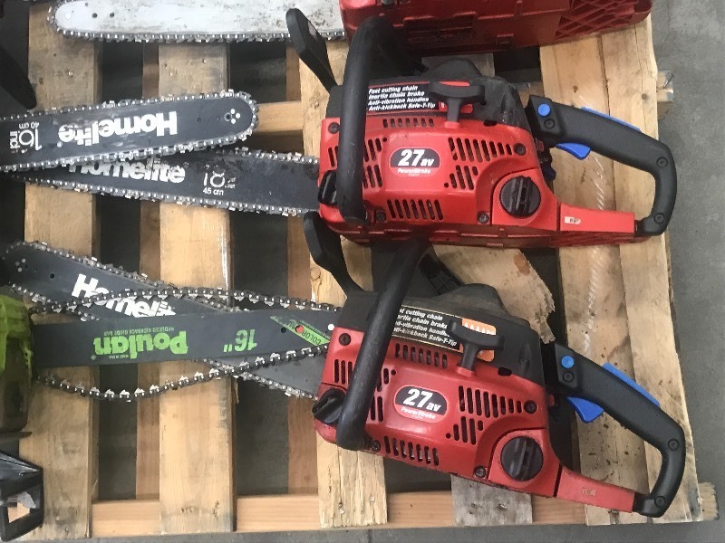 lot 17 image: Lot Of Assorted Chainsaws