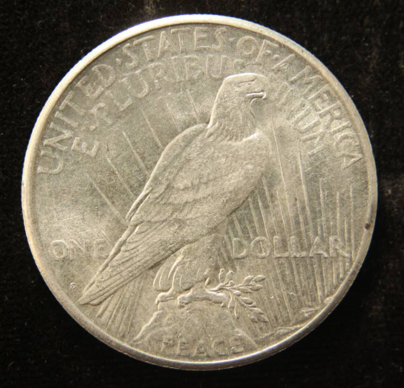 1925-S PEACE SILVER DOLLAR BU-UNC (MS60)