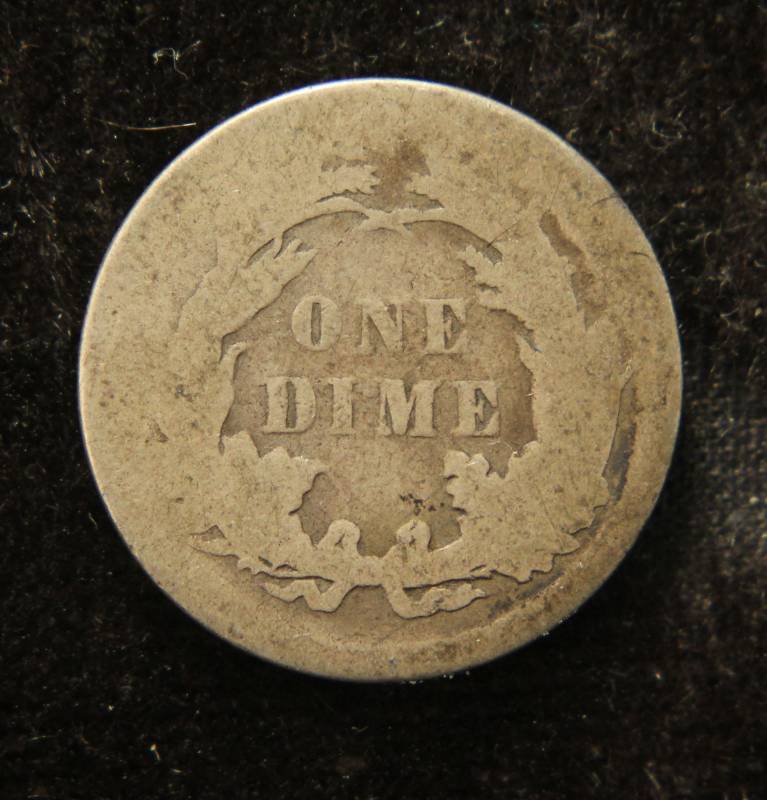 1884 US SEATED LIBERTY DIME