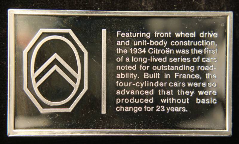 VINTAGE 1934 CITROEN 1000 GRAINS (2.08 TROY OZ) STERLING SILVER BAR