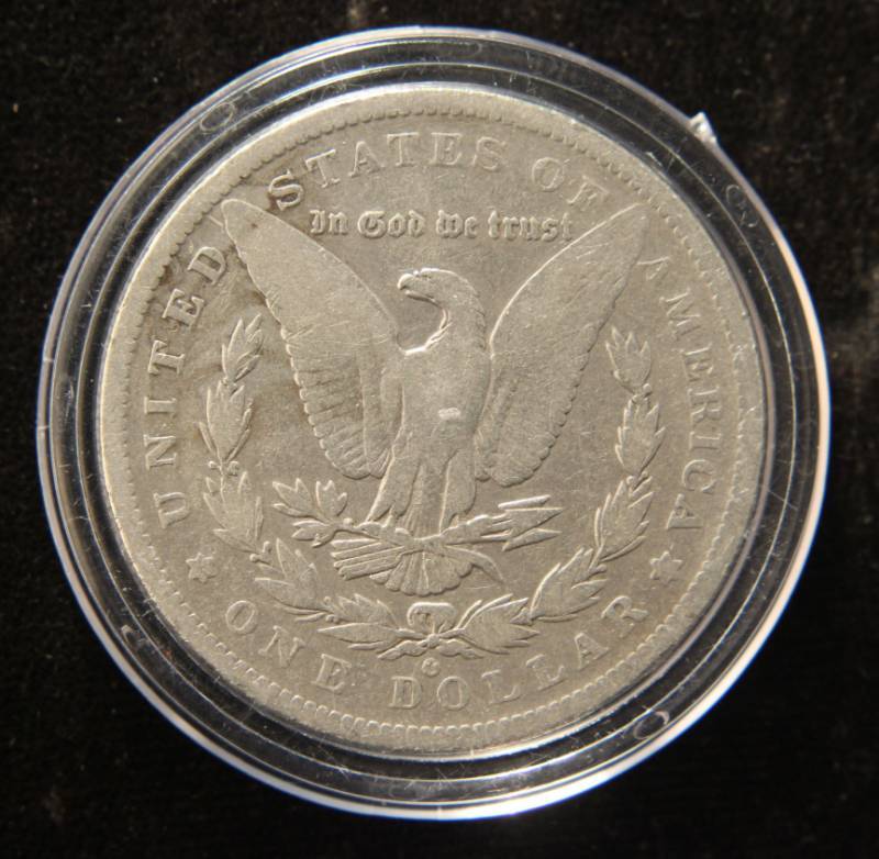 1889-O MORGAN SILVER DOLLAR IN AIRTITE