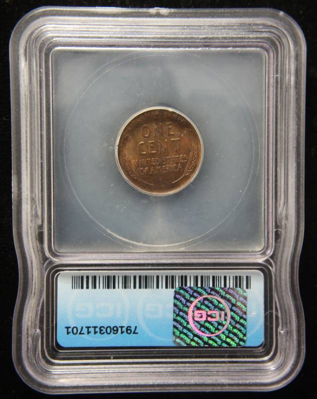 1919 US WHEAT CENT MS61 ICG