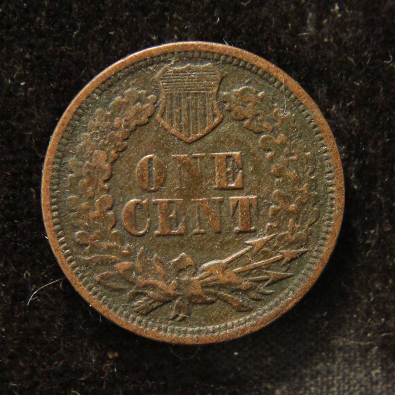1866 INDIAN HEAD CENT VF DETAILS POROUS