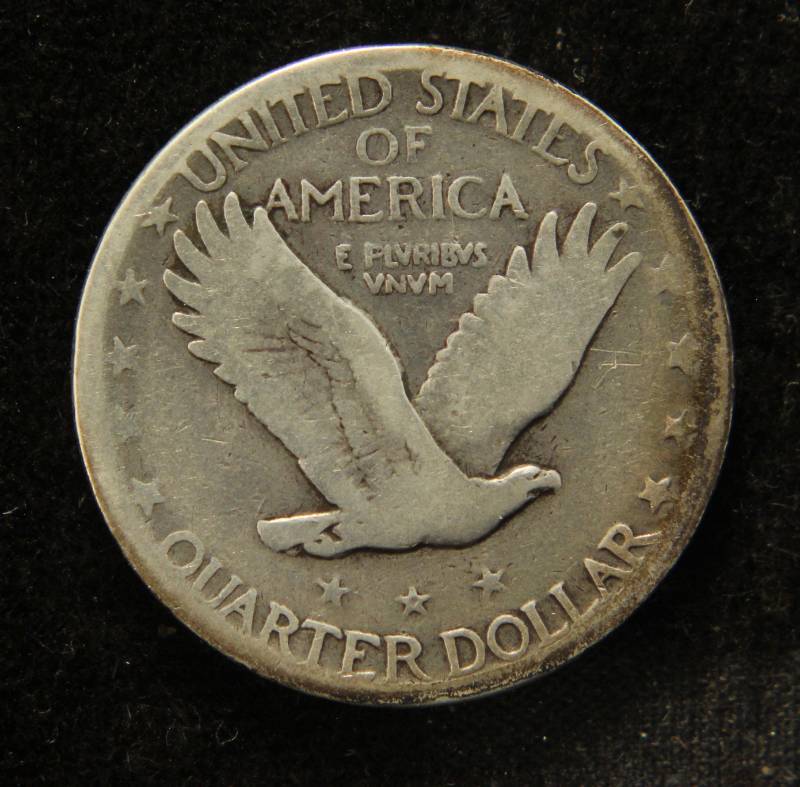1927-D STANDING LIBERTY SILVER QUARTER