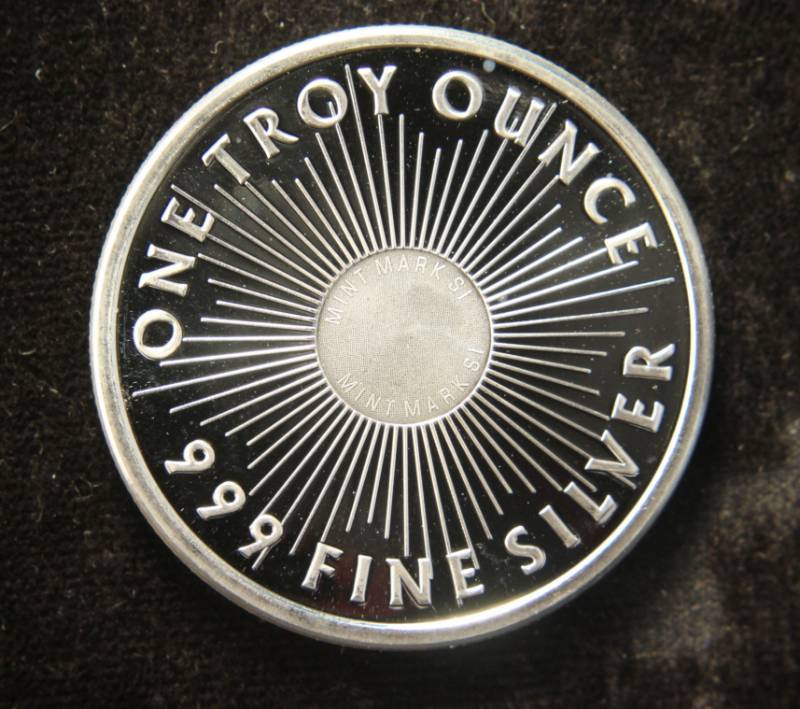 1 TROY OZ. .999 FINE SILVER SUNSHINE MINTING ROUND