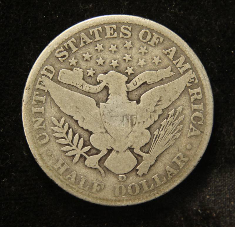 1916 BARBER SILVER HALF DOLLAR