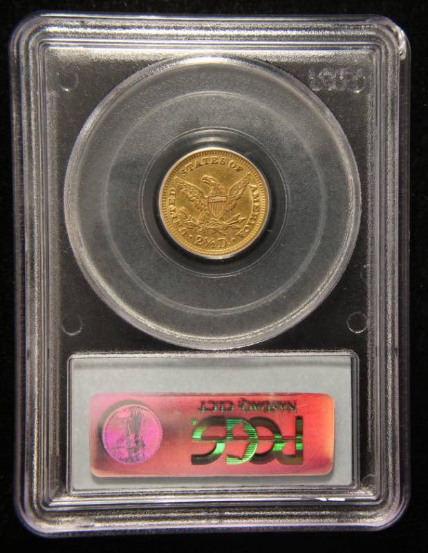 1904 US $2.50 GOLD LIBERTY AU53 PCGS