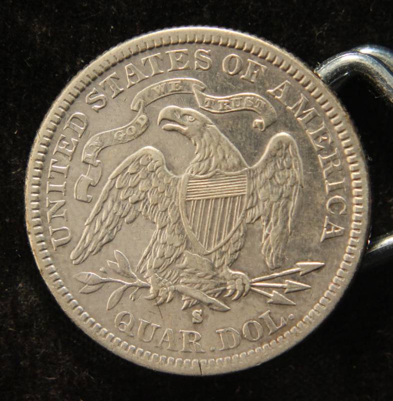 1877-S SEATED LIBERTY QUARTER