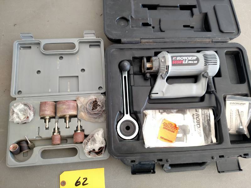 lot 62 image: RotoZip with Drum Sander Kit...