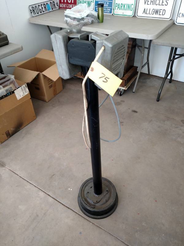 lot 75 image: Vintage Drive In Theater Speakers D...