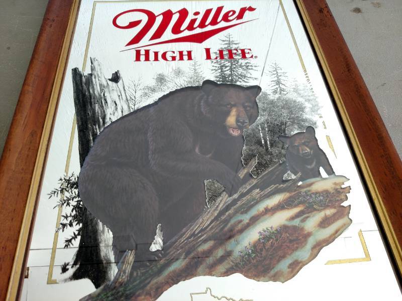 lot 99 image: Miller High Life Black Bear Minneso...