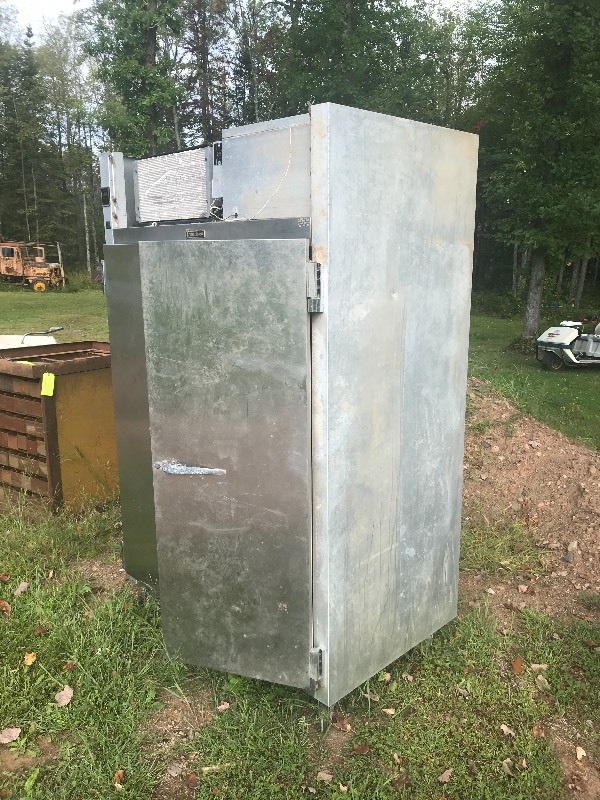 lot 6 image: 2-DOOR STAINLESS STEEL FREEZER