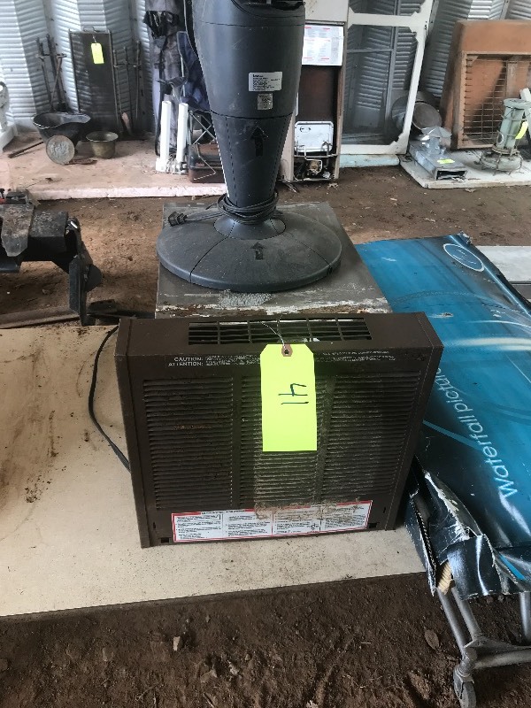 lot 41 image: LP CABIN SIZE HEATER  ENVIRACORE FAN