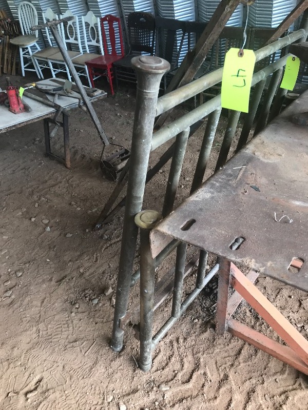 lot 47 image: BRASS BED FRAME