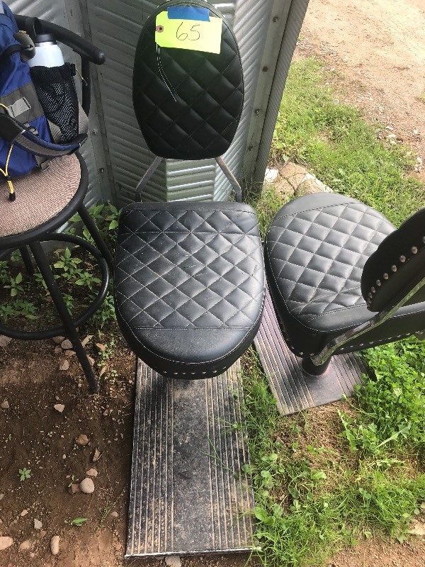 lot 65 image: 2 CASINO CHAIRS