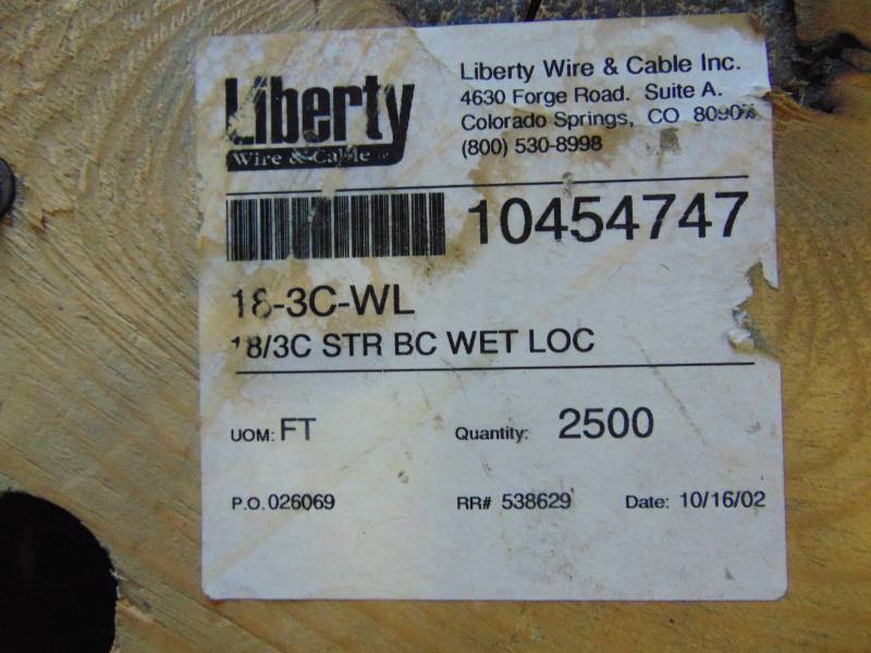 lot 25 image: (1) Spool Liberty Wire