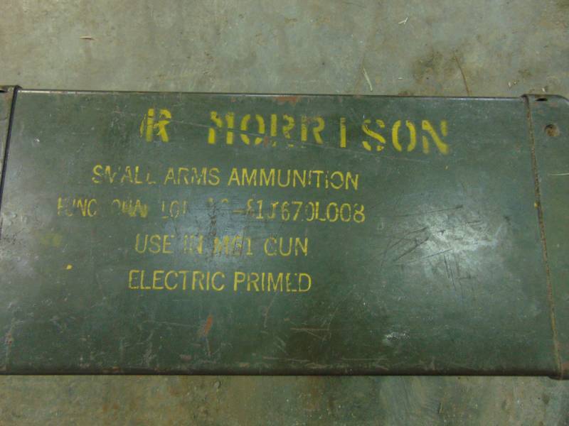 lot 65 image: Metal Ammo Case