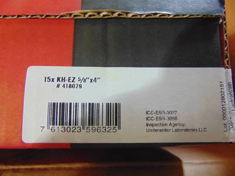 lot 80 image: (4) Boxes of Hilti Screws