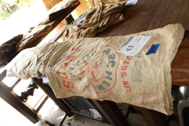 lot 43 image: Lot of (5) Flour Sacks