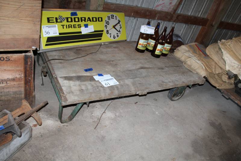 lot 61 image: Industrial Railroad Cart