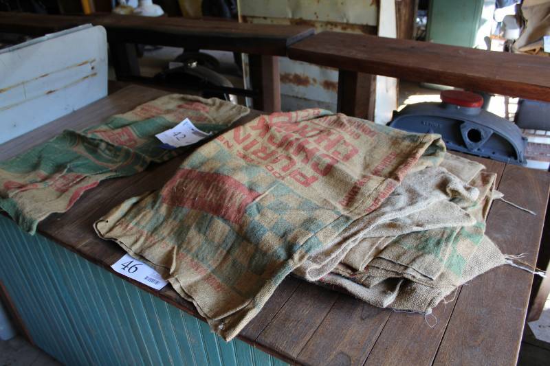 lot 42 image: Lot of (10) Gunny Sacks