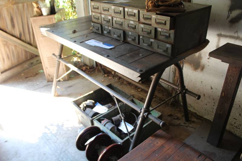 lot 49 image: Industrial Table