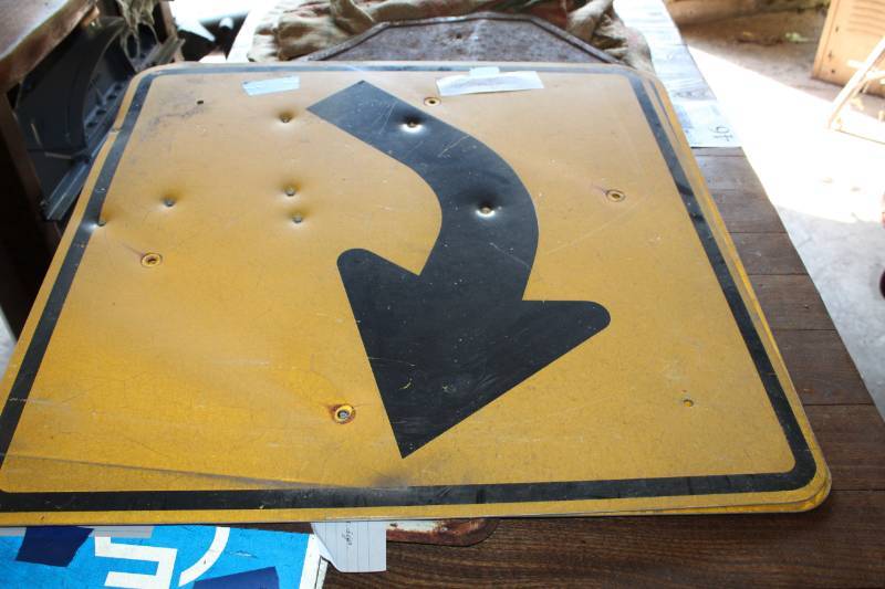 lot 39 image: Curve Street Sign