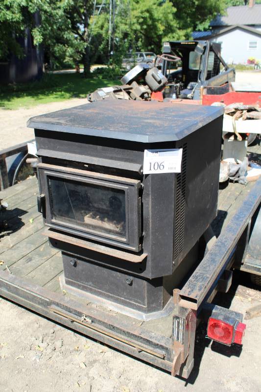 lot 106 image: American Energy Systems Inc. Country Side Multi-Fuel Pellet Stove