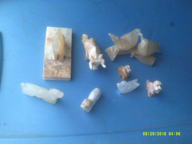 HAND CARVED SOAP STONE