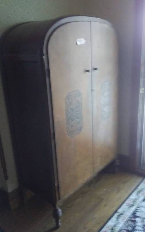 lot 35 image: Antique WardrobeArmoire