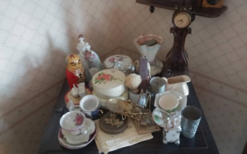 lot 73 image: Lot Of Miniatures, Antique Cups, Figurines