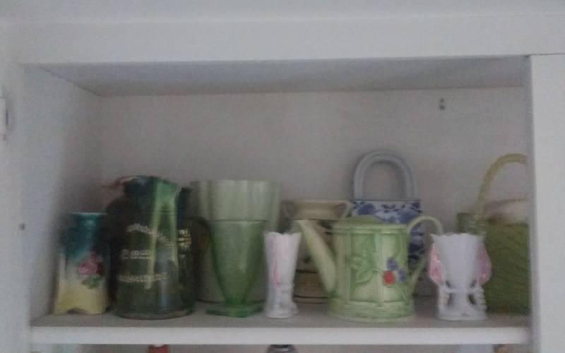 lot 75 image: Glassware, Vases, Cupboard Contents Bring Boxes