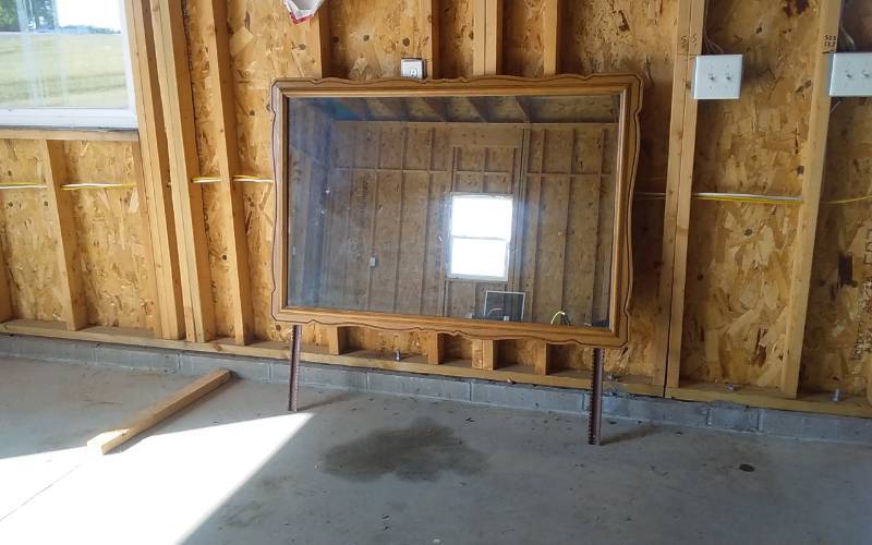 lot 94 image: Large Mirror For Dresser 51x35