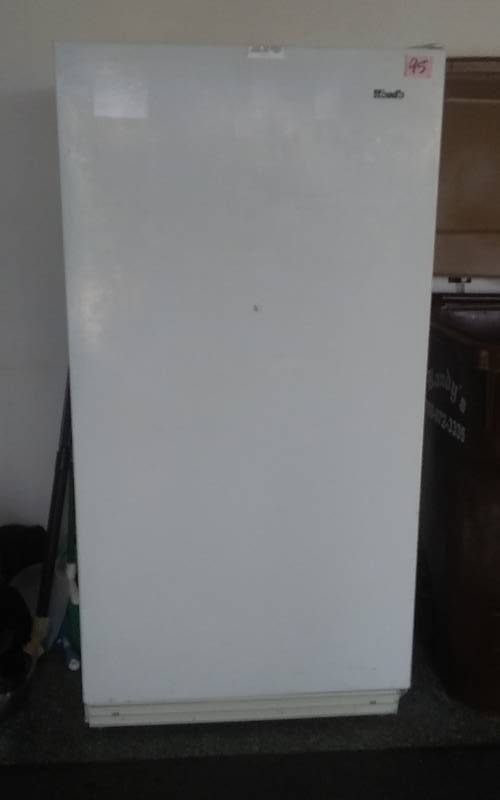lot 95 image: Freezer Woods Brand Upright V15NAA Work Well (Stays In Garage All Year Round-Defrost Annually)