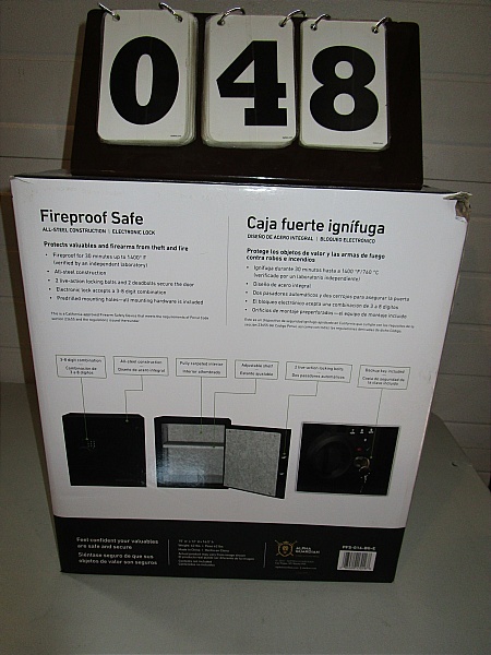 lot 48 image: Stack-On Personal Fireproof Safe - Medium