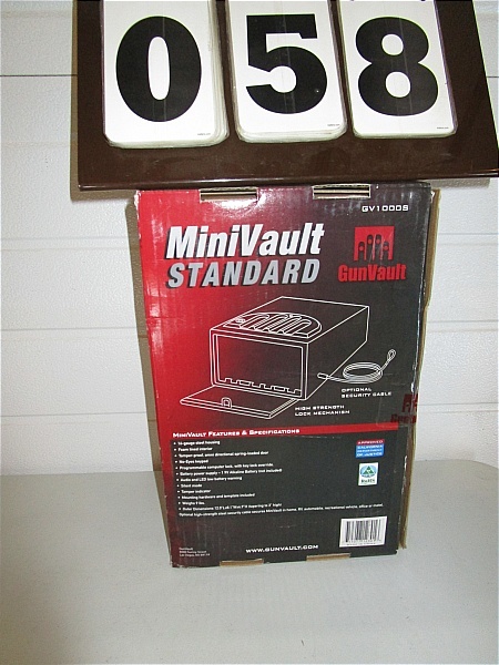 lot 58 image: Gun Vault Mini Vault