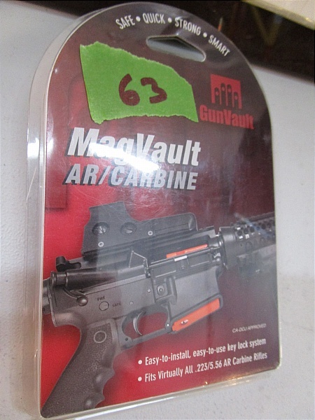 lot 63 image: Gun Vault MagVault ARCarbine