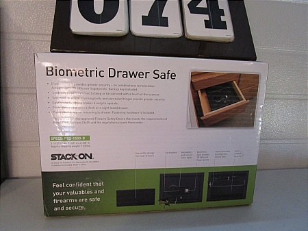lot 74 image: Stack-On Drawer Safe
