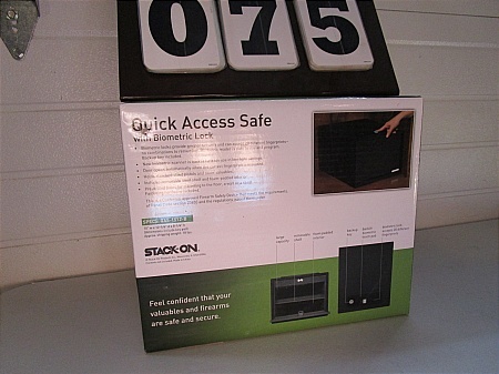 lot 75 image: Stack-On Quick Access Safe