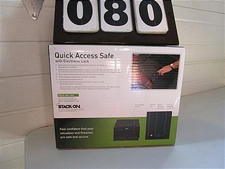 lot 80 image: Stack-On Quick Access Safe