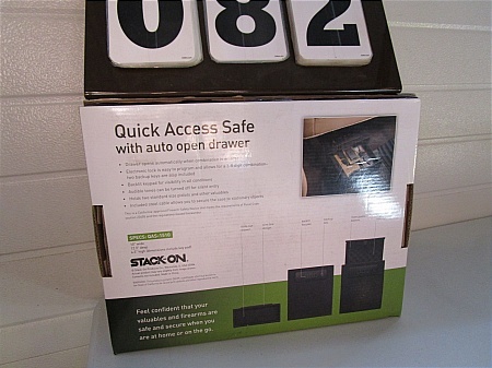 lot 82 image: Stack-On Quick Access Safe