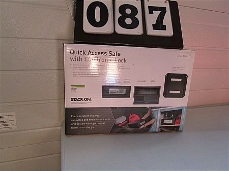 lot 87 image: Stack-On Low Profile Quick Access Safe