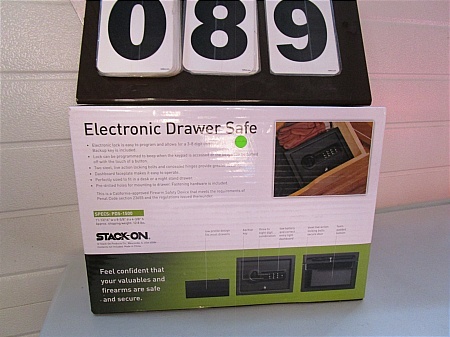 lot 89 image: Stack-On DrawerWallSafe