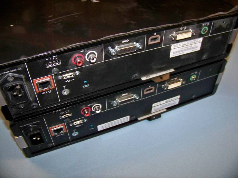 (2) Polycom, HDX 6000, High Definition HD TelePresence Video Conferencing Codecs