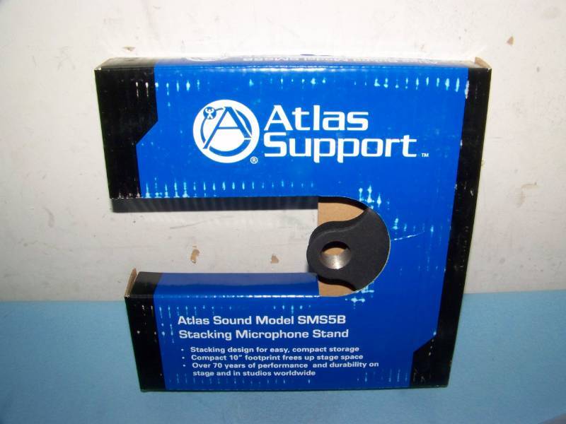 Atlas Support, Stacking Microphone Stand - NEW in Original Box