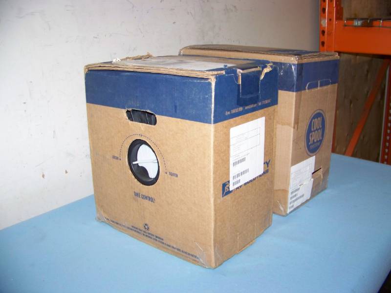 (2 partial Boxes) Liberty Wire & Cable, Commercial Grade, General Purpose, 18 AWG, 2 Conductor Plenum Cable