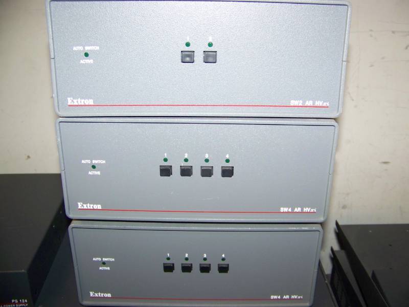 (LARGE LOT) Extron Electronics, Switchers, Converters, Distribution Amplifiers  Amps, Power Supply and more