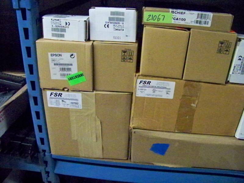 (LARGE LOT - 8 Wide Shelf) Miscellaneous Professional Audio & Video Parts, Components & Accessories - Mostly New Items