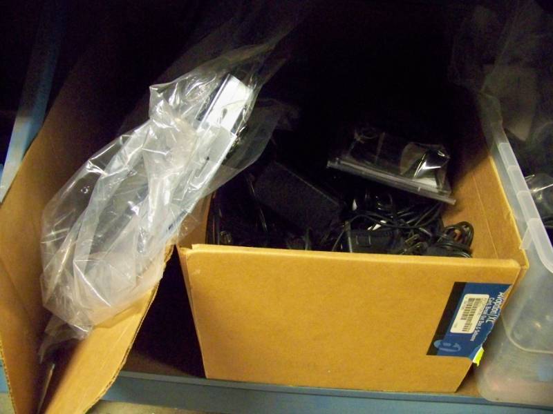 (LARGE LOT - 8 Wide Shelf) Miscellaneous Professional Audio & Video Parts, Components & Accessories