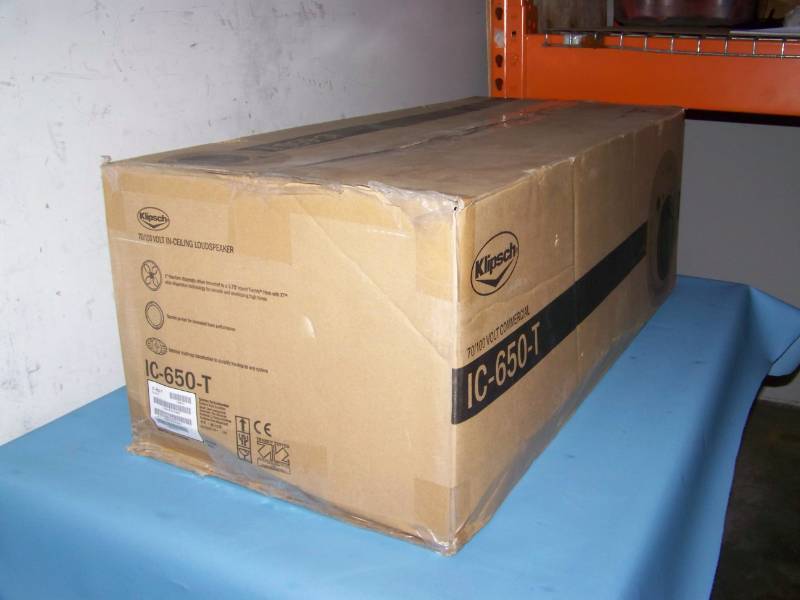 (2) Klipsch, 6.5, Two-Way, In-Ceiling Loudspeakers  Speakers in Original Box